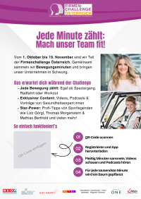 Plakat allgemein - Firmenchallenge