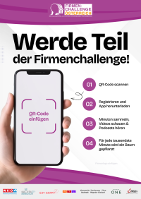 Plakat Registrierung - Firmenchallenge